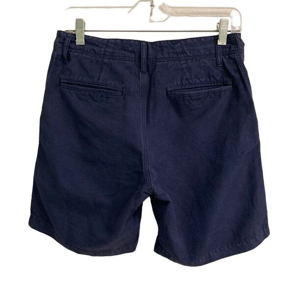Taylor Stitch The Morse Short Mens 28 In Navy Blue Slub Linen Blend Gorpcore - Picture 5 of 10
